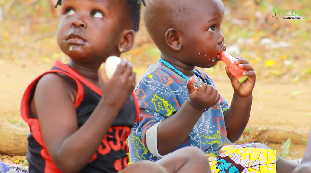 Last Image Showcasing two children enjoying a meal