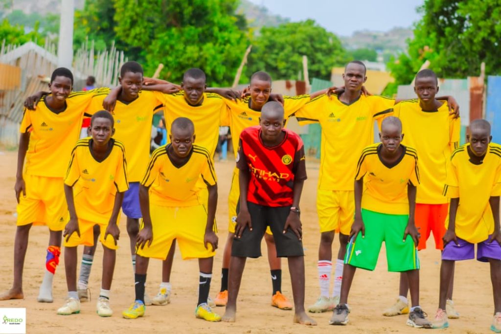 Team Gudelle at the Gudele Sherikat Football Match