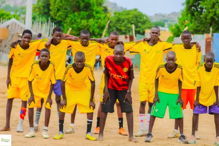 Team Gudelle at the Gudele Sherikat Football Match
