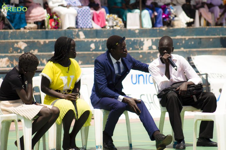 Group Of Youth Engaging in a drama