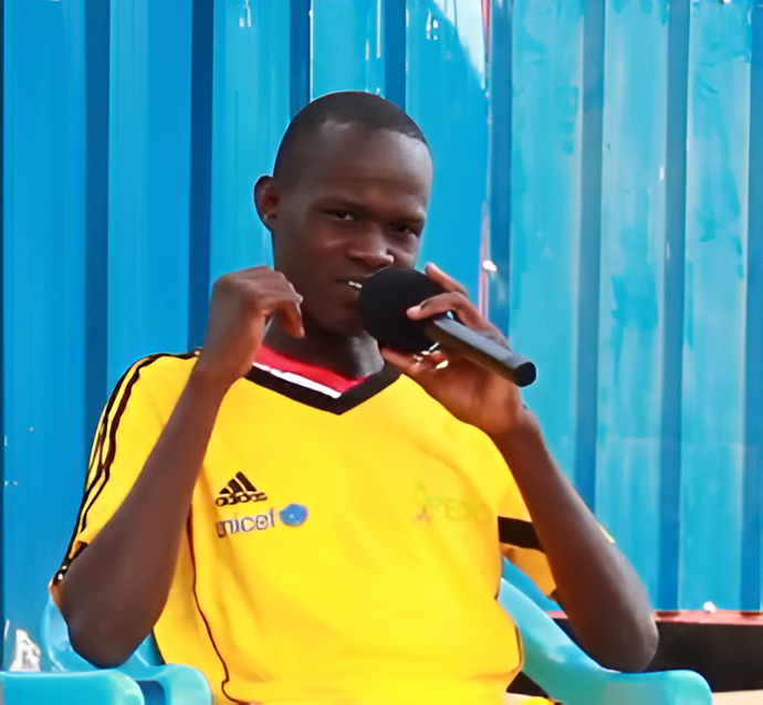 An Image of a gudele team player(Sabir James)