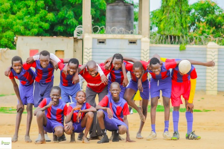 Red and Blue Sherikat Football Team